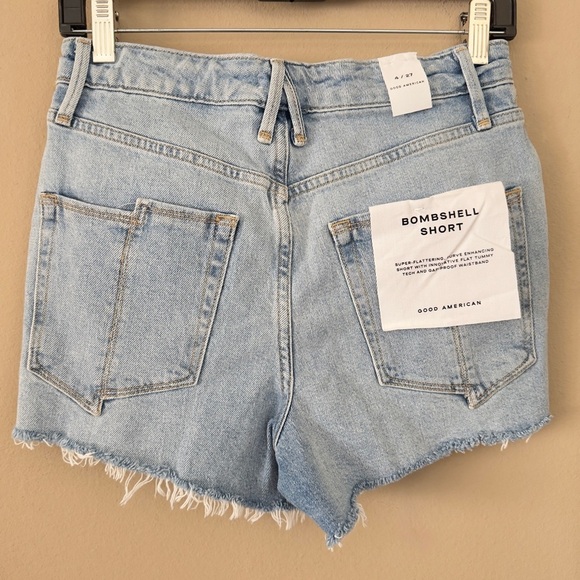 NWT Good American Bombshell Denim Jean Shorts 27 - Picture 7 of 10